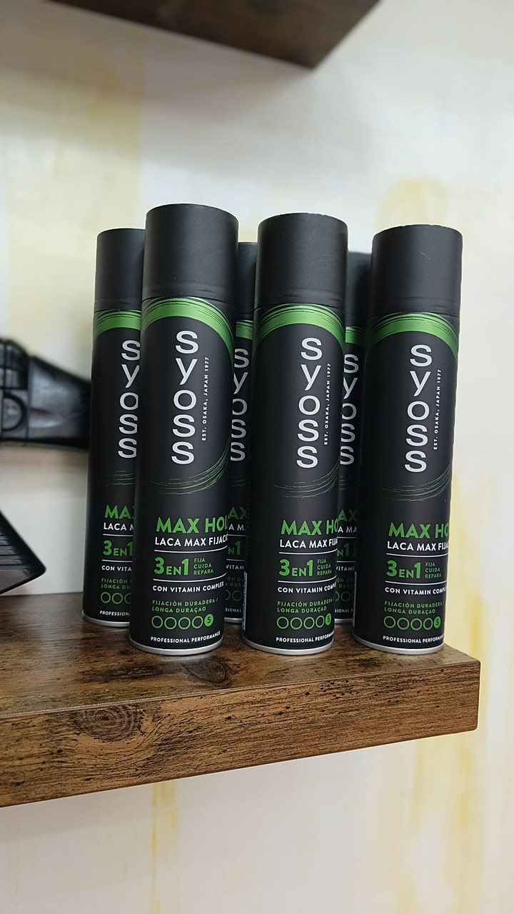 Laca Syoss Max Hold, fijación nivel 5